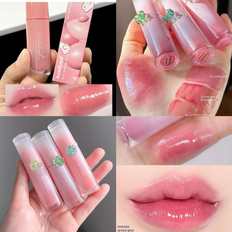 READY PERIPERA INK MOOD GLOWY TINT TTEOK EDITION PERITAGE YAKGWA SODA CAFE LUCKY LOTERY LIPTINT