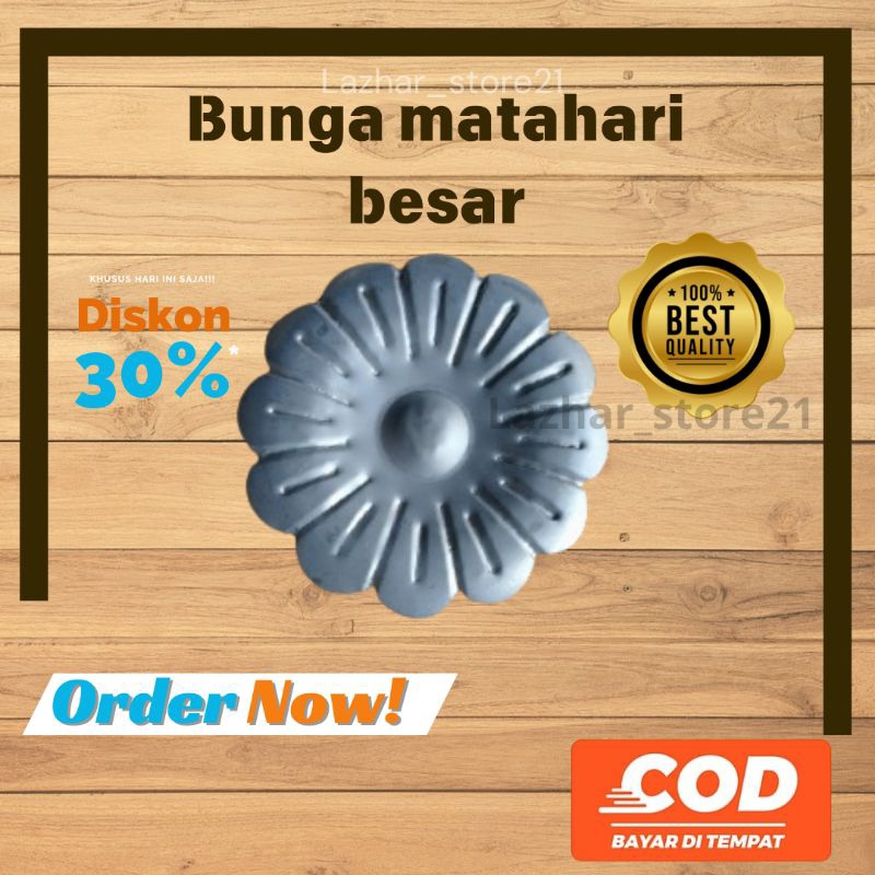 ORNAMEN PAGAR MATAHARI BESAR