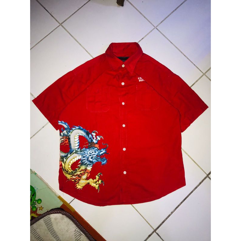 kemeja naga sablon not jnco dogtown