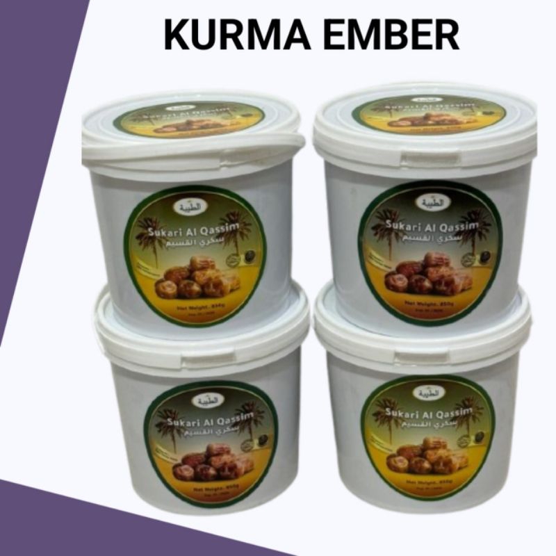 

Kurma Ember Sukari Al Qassim 850gr Premium
