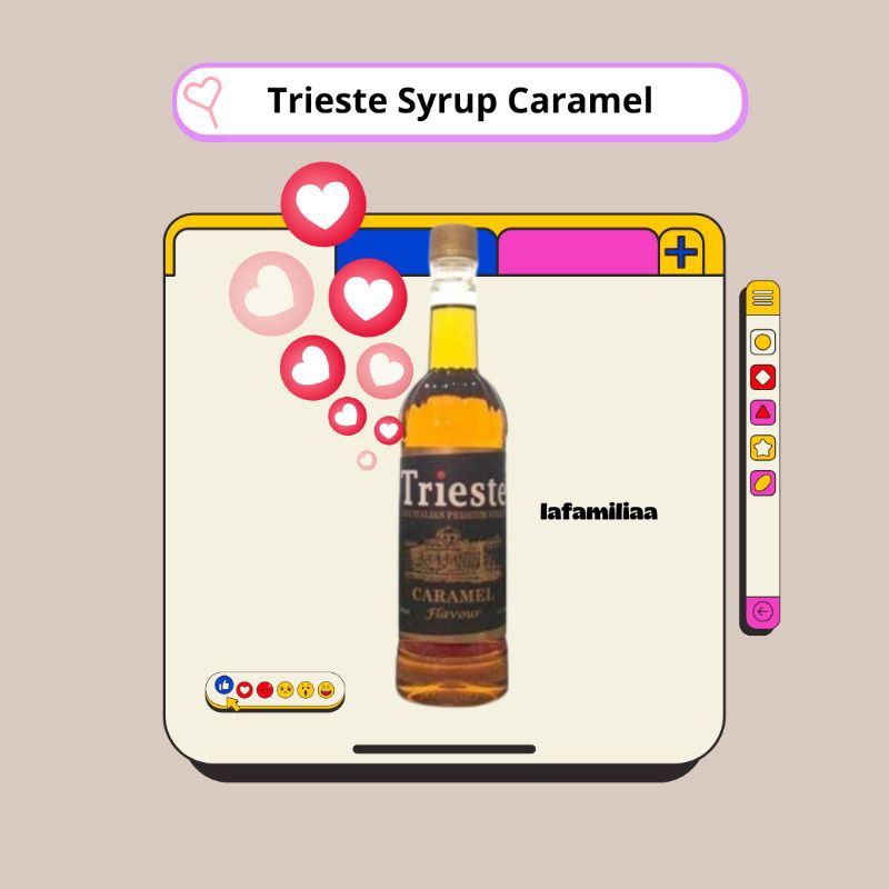 

Trieste Syrup Caramel 650ml