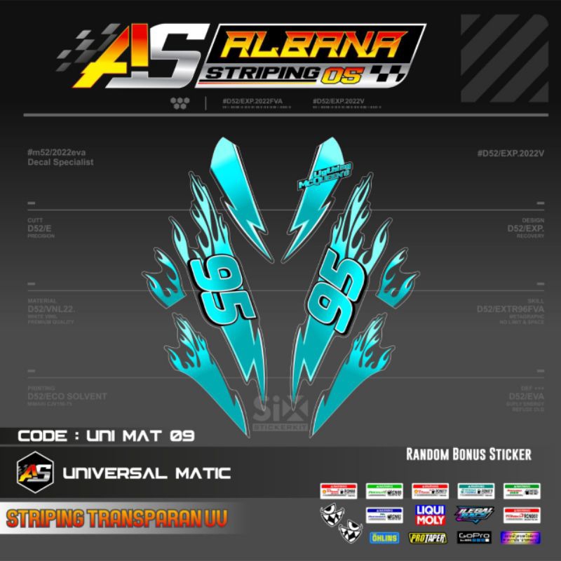 STRIPING TRANSPARAN HONDA VARIO 125 2024/STIKER VARIO 125 2024