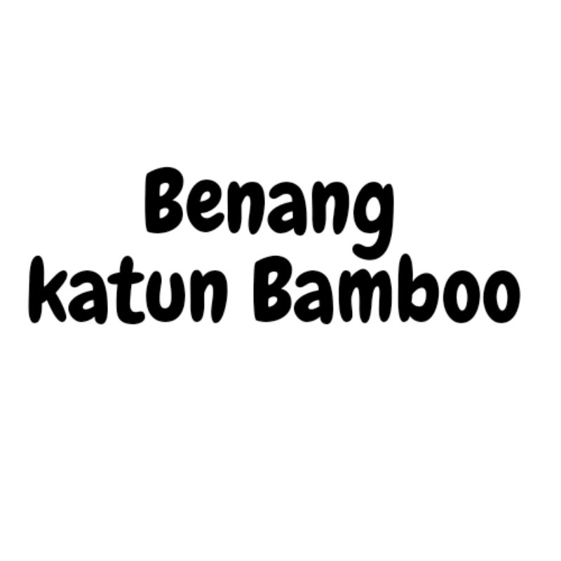 Benang rajut katun bamboo