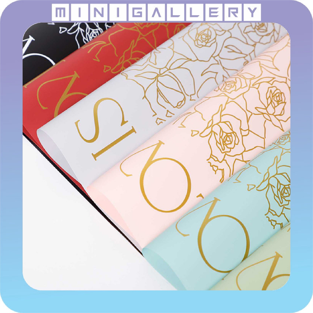 

Kertas Buket Bunga Cellophane Flower Wrapping Valantine Kertas Kado Bouquet KB6165