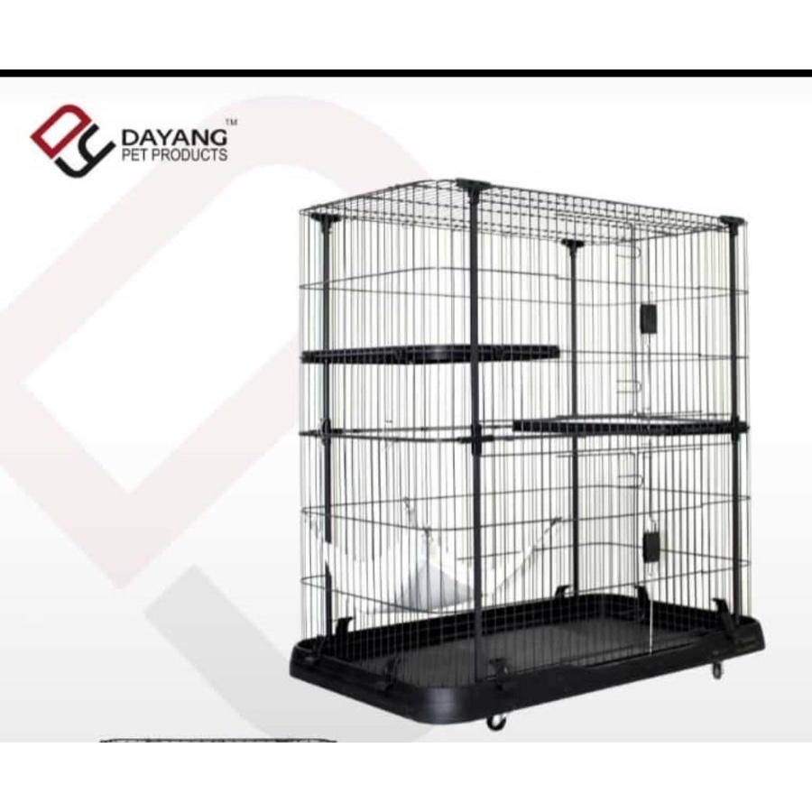 Kandang Kucing Tingkat size Besar - Cat Cage Large - Kandang Hewan