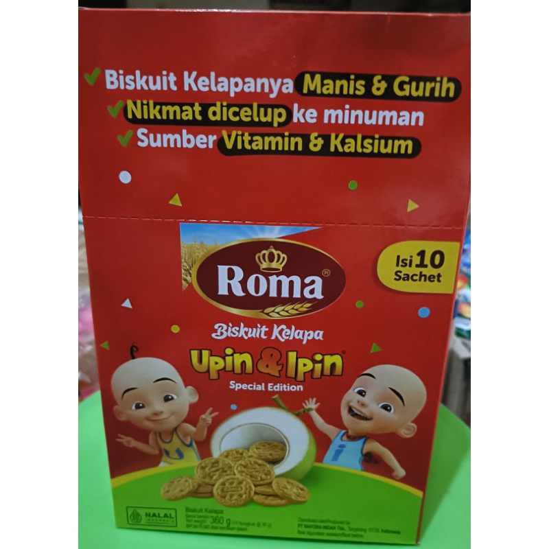 

Roma biskuit kelapa sekotak isi 10 pcs