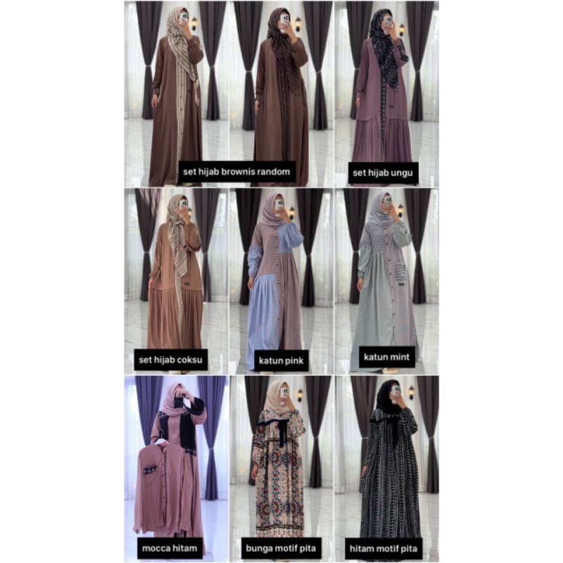 PREE ORDER LOUNCHINGAN ANJANI STORE SET HIJAB ANJANI COUPLE ANJANI TERBARU