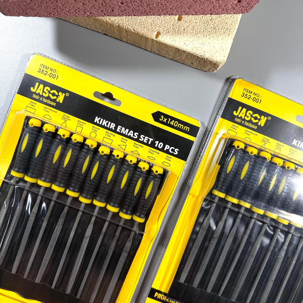 (SET) KIKIR EMAS SET 10 PCS / KIKIR EMAS JASON