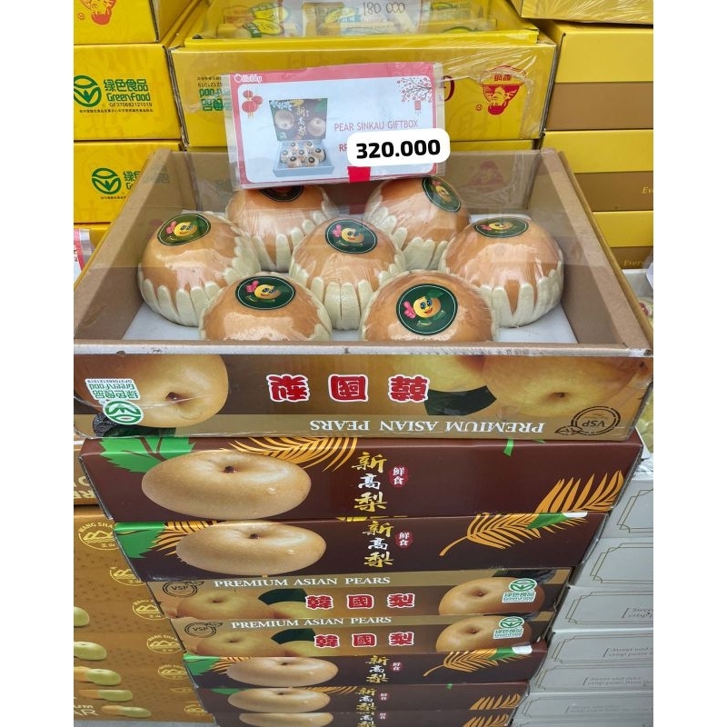 

Hampers buah pear Sinkau