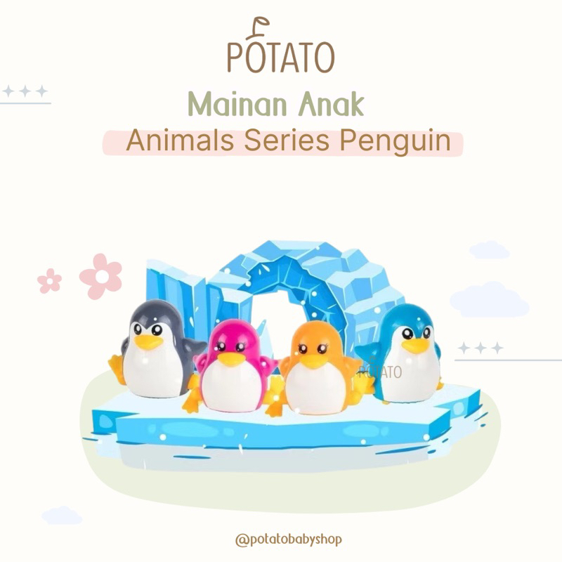 IQ Angel Penguin Toys / Mainan Putar / Mainan Bayi / Pinguin putar IQ Angel