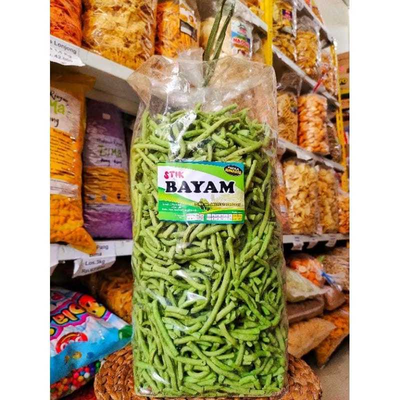 

Stik Bayam 1Kg Stick Bayam Renyah Asin Gurih Enak Cemilan Sehat Stik Bayam Renyah Bayam Stik Makanan Sehat