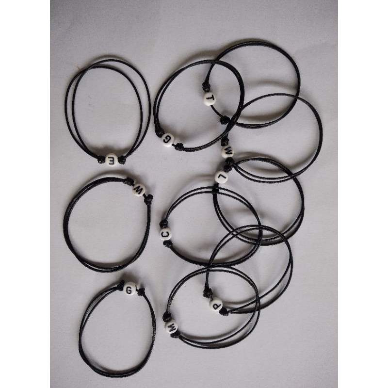 Gelang Bestie Gelang Couple Inisial Huruf Crafter