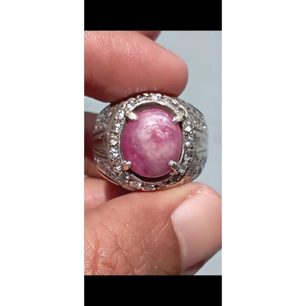 Ruby Burma Ring Perak