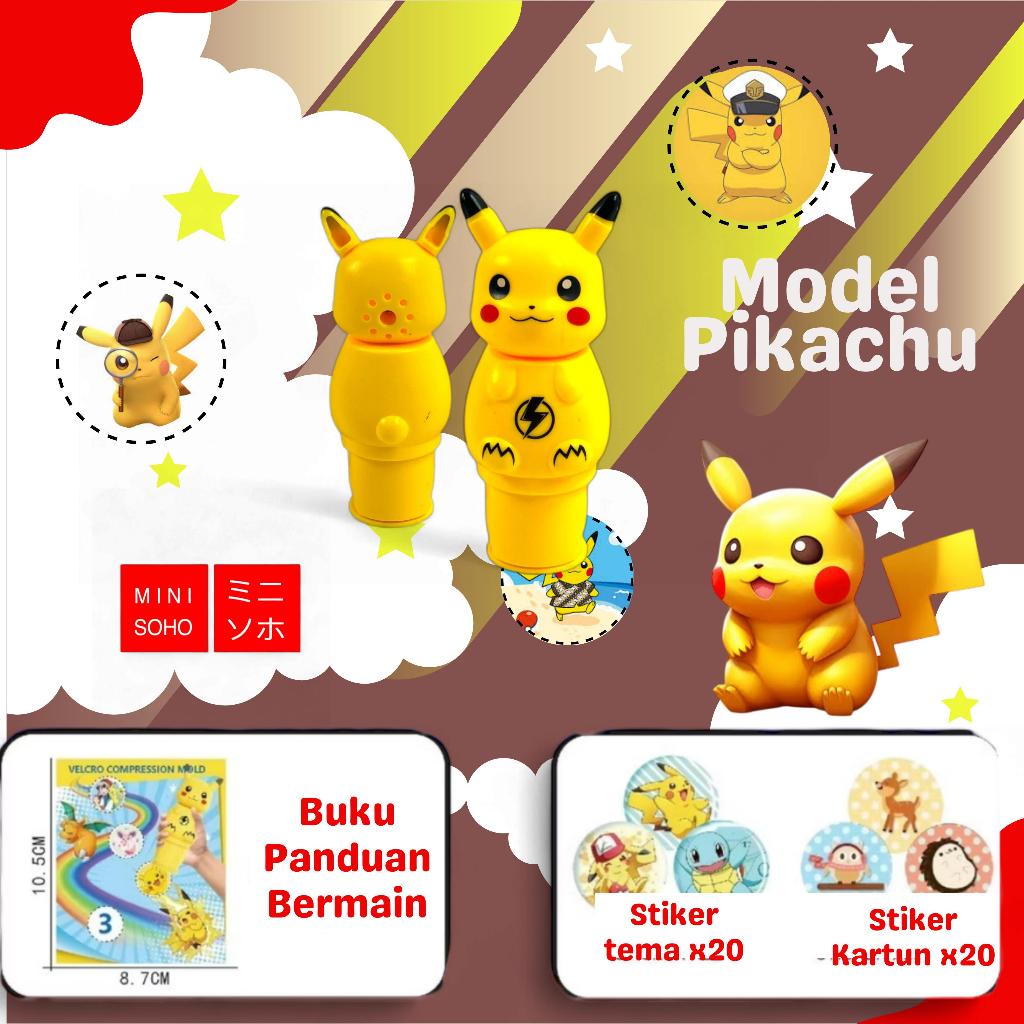 

Mainan Edukasi Stempel Karakter Lucu Magic Seal Stickers For Kids hadiah buku stiker kartun