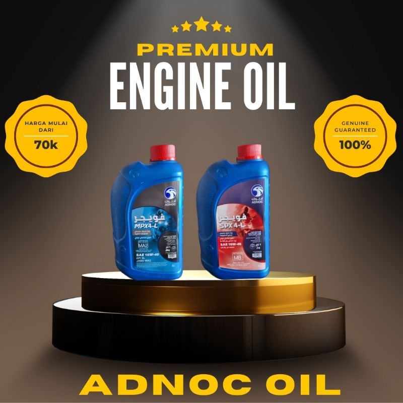 Oli Adnoc 4t & Matic Kualitas Oli Arab 100% original