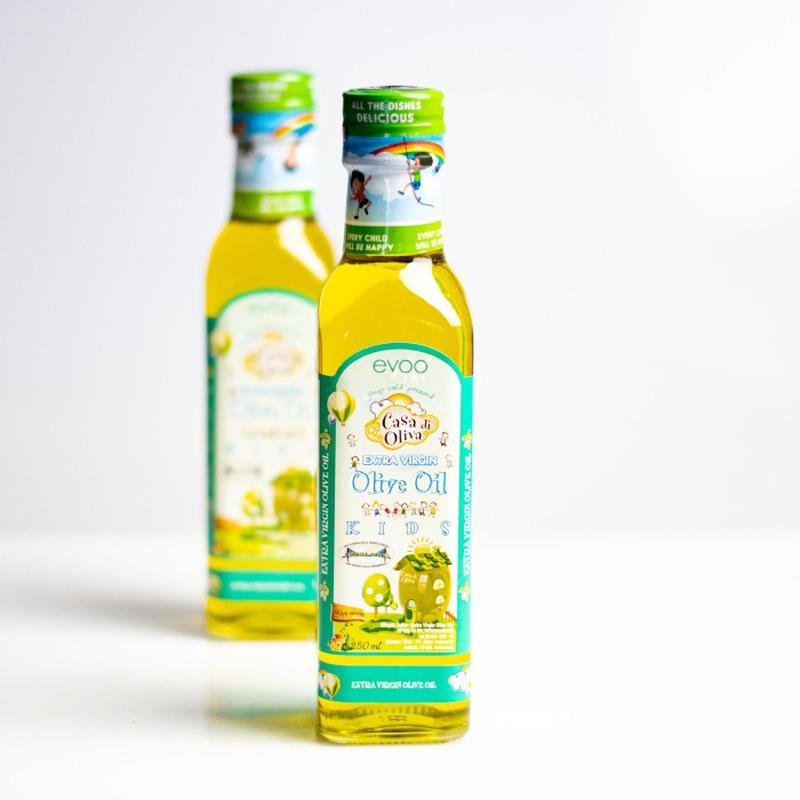 

Casa di Oliva Extra Virgin Olive Oil EVOO For Kids - Minyak Zaitun Anak MPASI 250 ml FREE BUBBLE WRAP