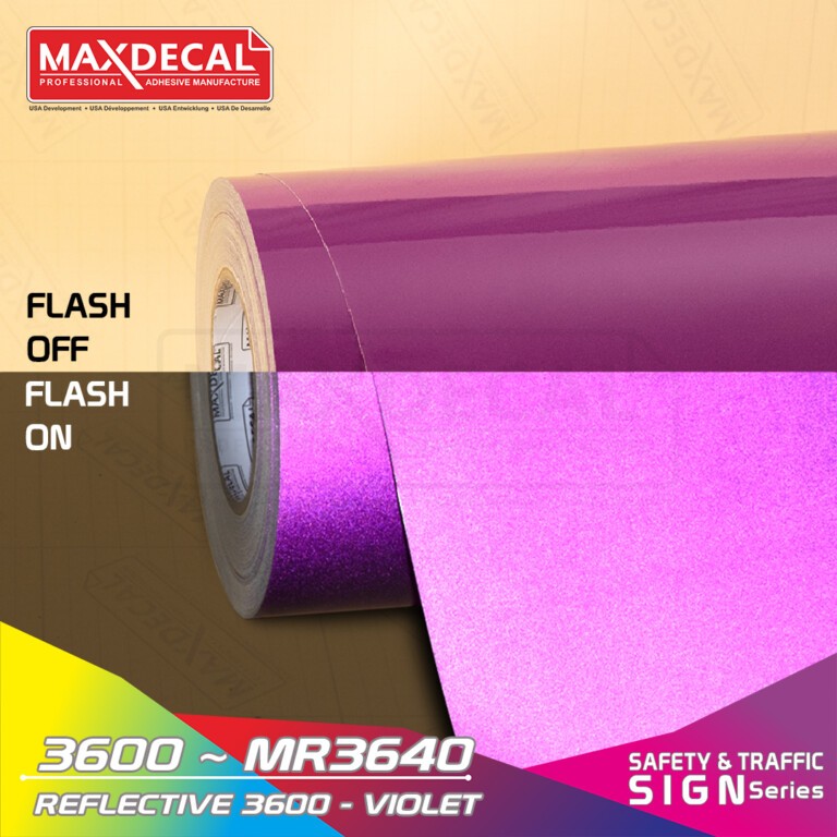 

bib Sticker Maxdecal 3600 60cm Reflective Sheeting not Asahi Transn
