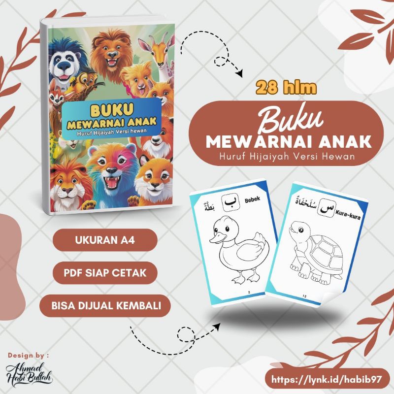 [PDF] 01 BUKU MEWARNAI ANAK versi Bahasa Arab