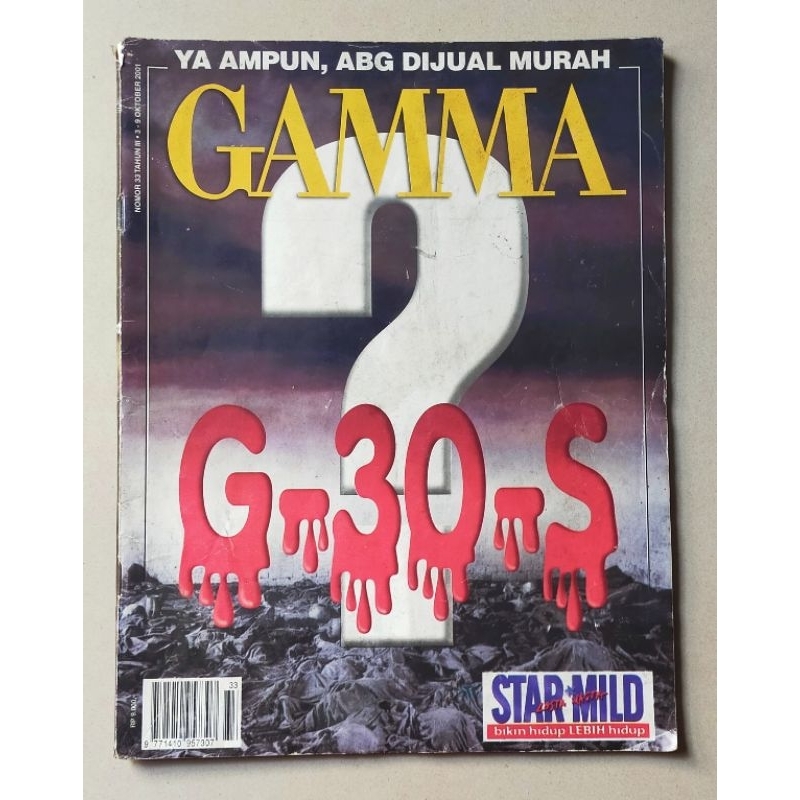 Majalah Gamma 3 Oktober 2001 : Siapakah Dalang G30S ?