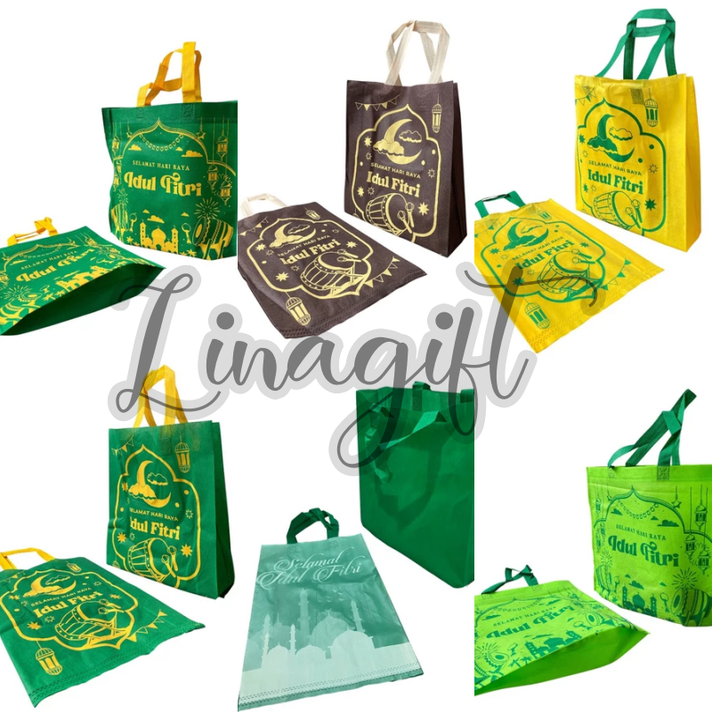 

SHOPPING BAG - TAS SPUNBON LEBARAN SUVENIR KAIN IDUL FITRI GOODIE BAG HADIAH SOUVENIR HAMPERS PARSEL