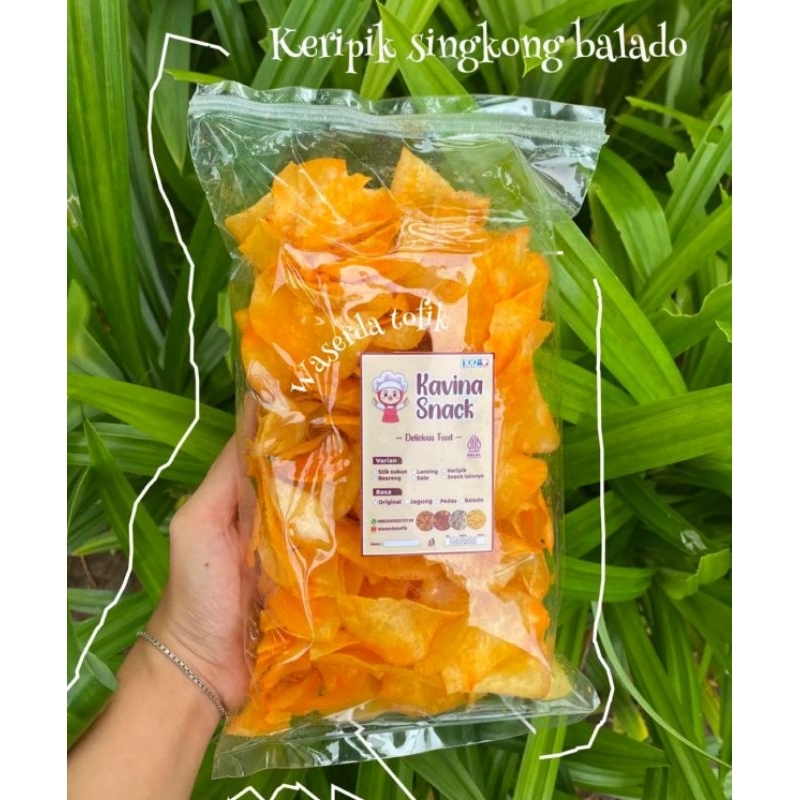 

KERIPIK SINGKONG BALADO (FREE KARDUS)