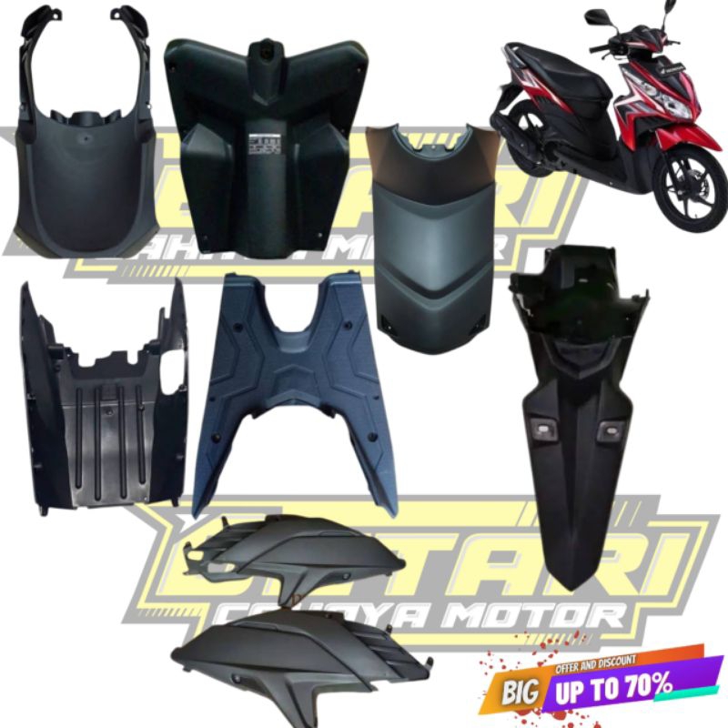 ECERAN SATUAN COVER FULL BODY KASAR VARIO TECNO 110 KARBU / VARIO TECNO LAMA