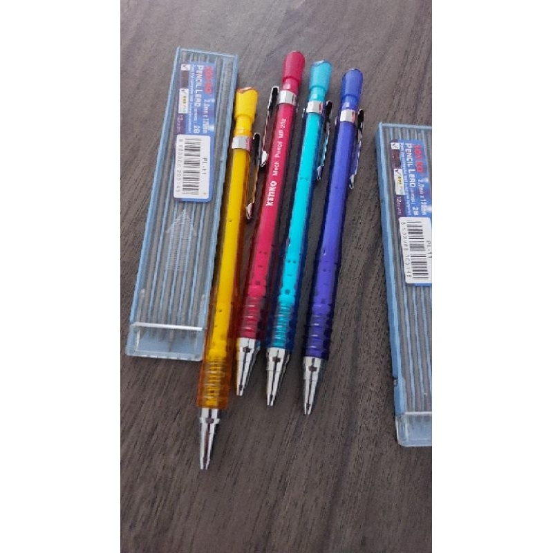 

Pensil Mekanik 2mm + Isi pensil 2B 12 batang