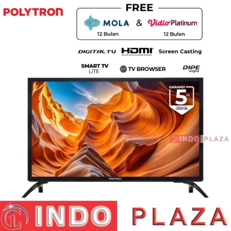 TV POLYTRON 32 Inch PLD-32CV1869 SMART TV LITE DIGITAL (KHUSUS MEDAN)