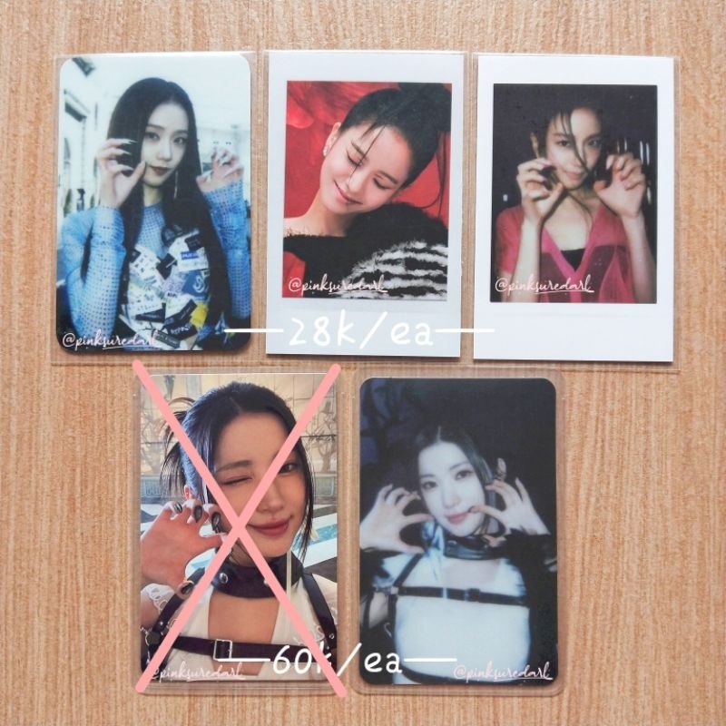 blackpink jisoo photocard