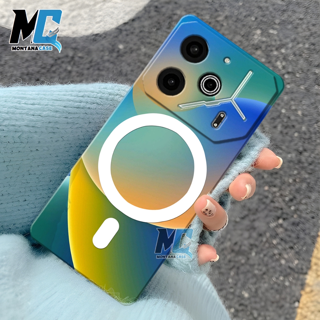 MONTANA CASE - Cassing Karet Hp Tecno Pova 6 | Tecno Pova 6 Pro - Casa Fusion Motif Ring Silicone Mi