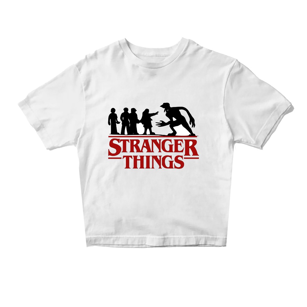 baby tee Stranger things y2k crop tee