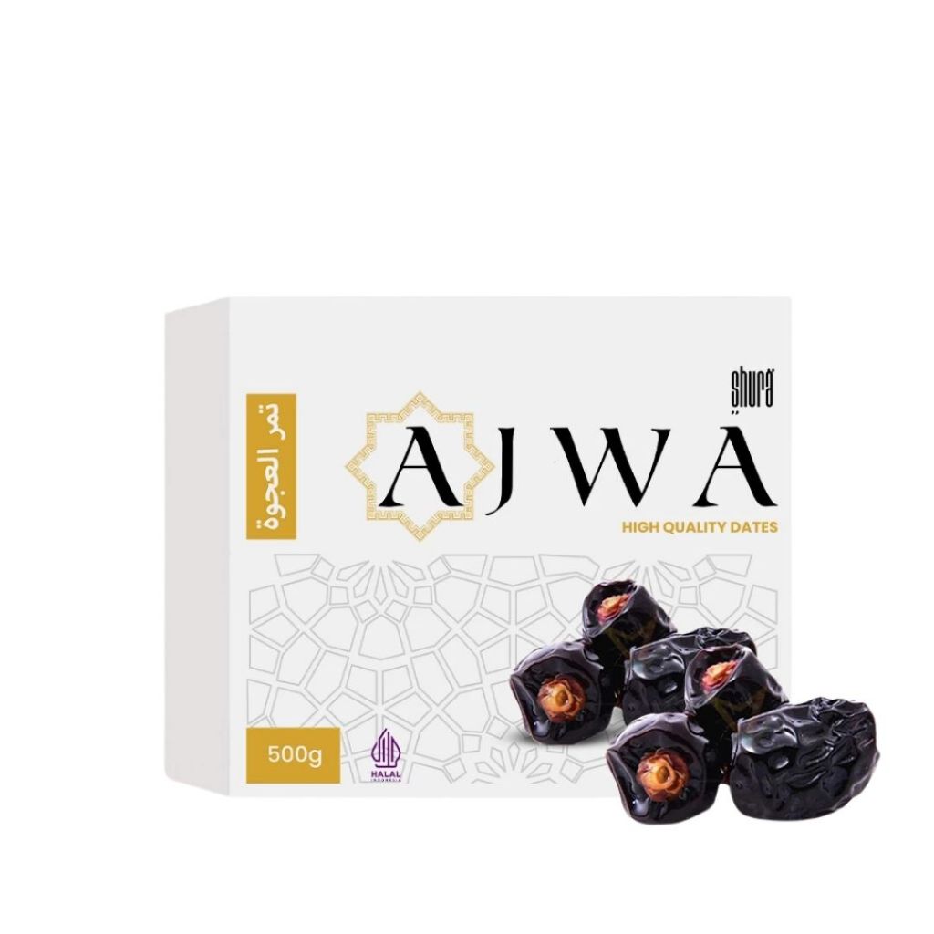 

Shura Kurma Ajwa 500gr Kurma Nabi Premium Original High Quality