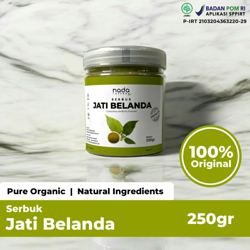 

JATI BELANDA Bubuk Serbuk Premium | Herbal Diet, Sembelit & Kolesterol | Guazuma Ulmifolia Lamk Powder | 50gr, 100gr & 250gr