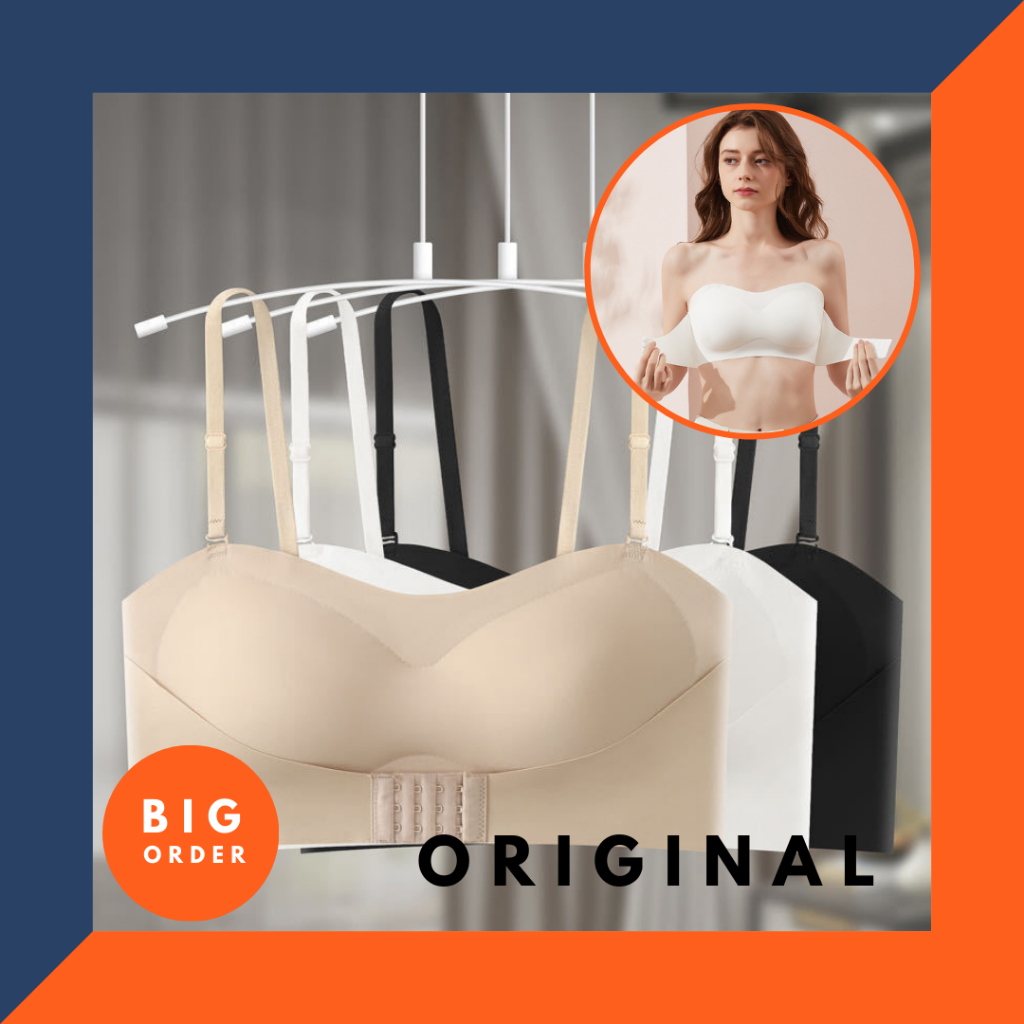 BH Bra Wanita Tanpa Kawat Kancing Depan Bra Import Push Up Bra- BH58