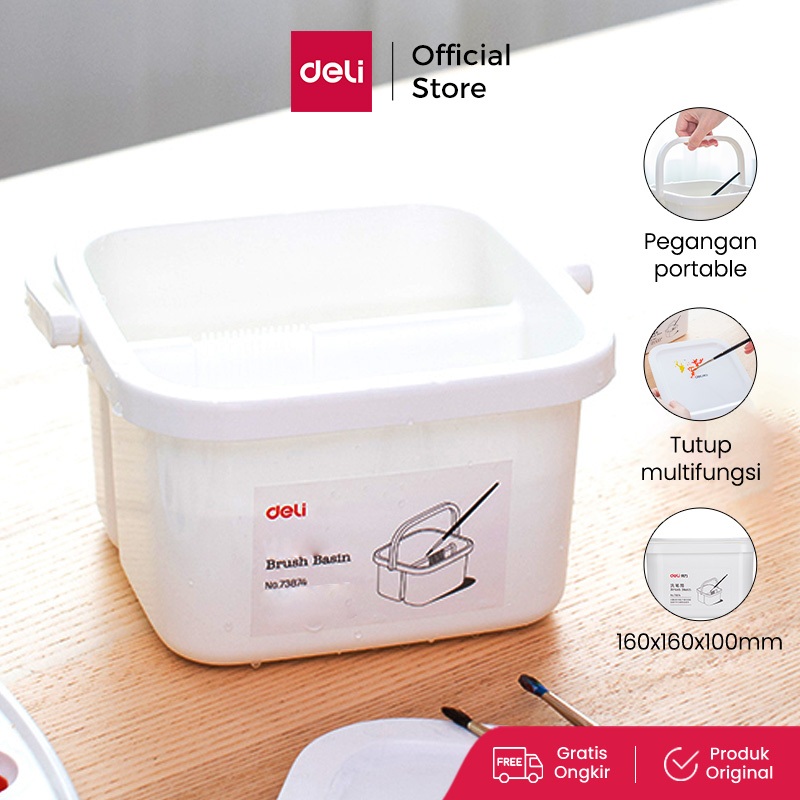 Deli ember kecil pembersih kuas, mudah dibawa dan multi-fungsi 73874