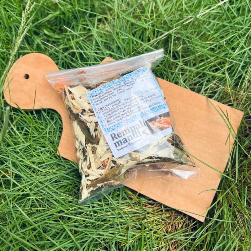 (2x Pakai BESAR) Rempah Mandi Tradisional Rempah Spa Berendam Rendam Mandi Uap GARAM Aromaterapi