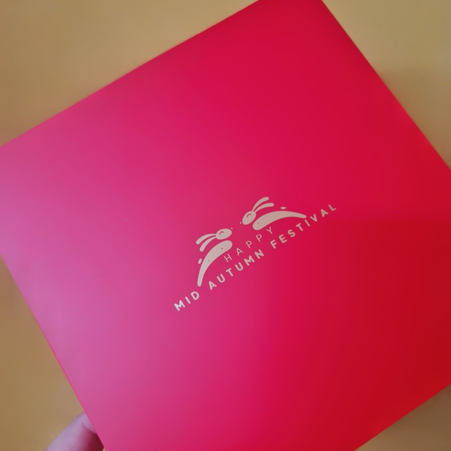 

5 Pcs Dus Packaging Cake Hampers Imlek Mid Autumn Red Sekat 4 Box Ukuran 19 x 19 x 5cm