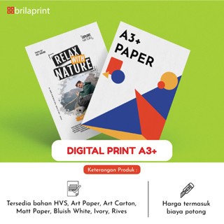 

Digital Print Kertas A3+ | Custom Ukuran | Sudah Dengan Cutting | Print 1 sisi dan 2 sisi