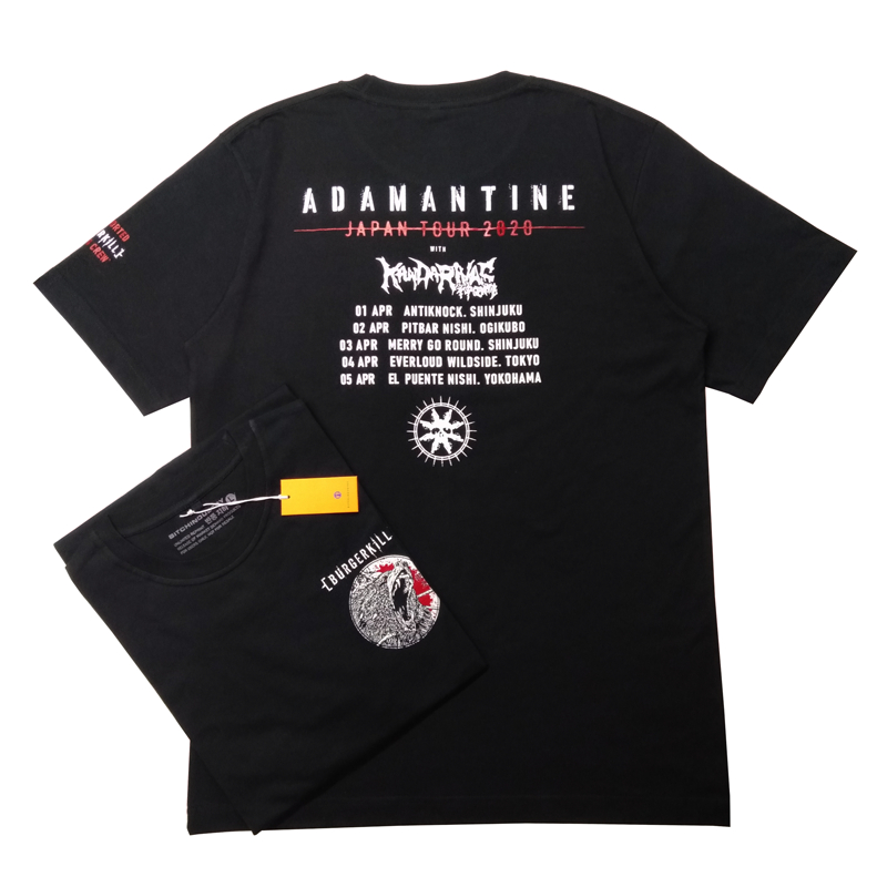 Headbanger T-shirt Band Burgerkill Japan Tour Logo series