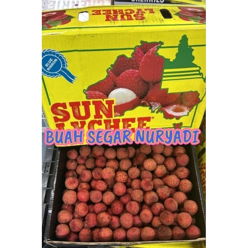 

BUAH LYCHEE IMPORT MANIS FRESH 1 BOX