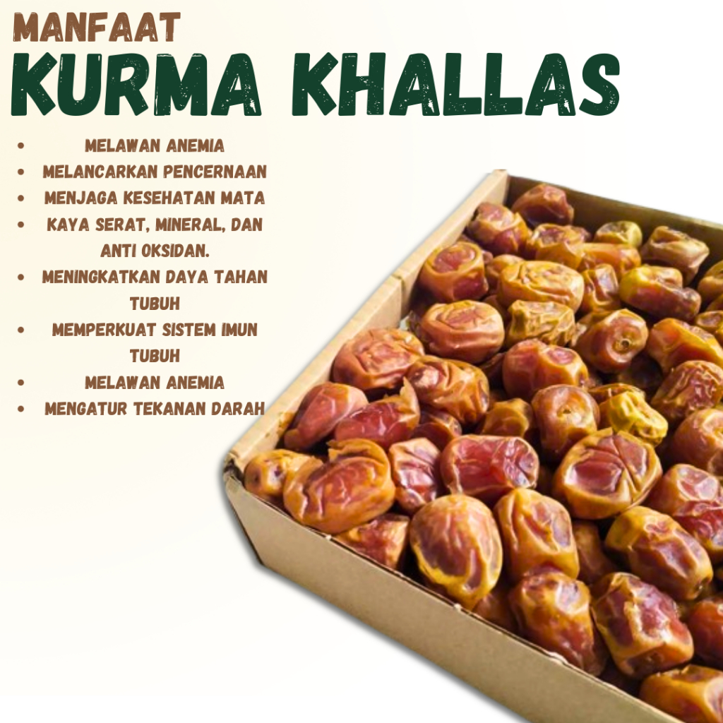 

Babaali - Kurma Khalas Humaira Qoswa - 500 Gram