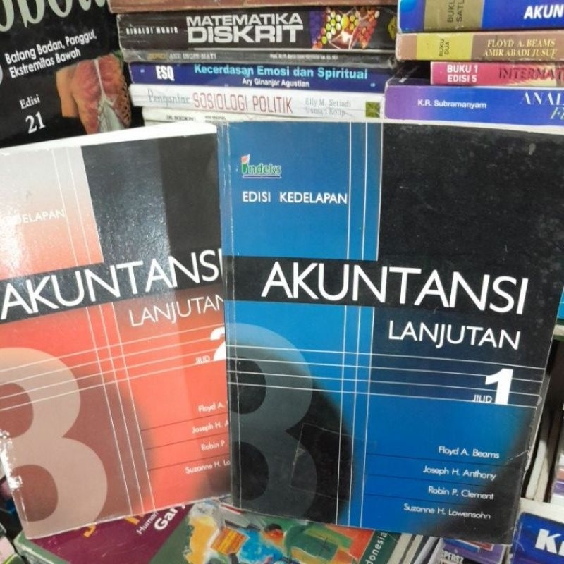 AKUNTANSI LANJUTAN JILID 1,2 EDISI 8(FLOYD A.BEAMS)BUKU SECOND)ADA STEMPEL PERPUSTAKAAN)