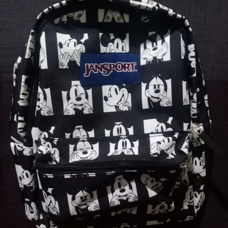 TAS KERJA JANSPORT MOTIF HITAM