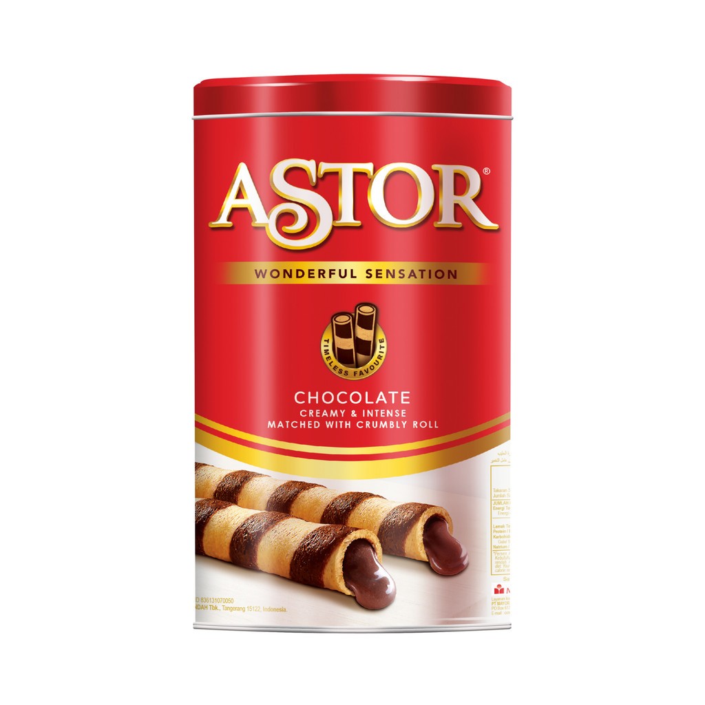 

Astor Chocolate Wafer Stick Kemasan Kaleng 330gr