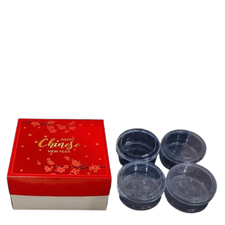 

( 5 cs ) box duplex imlek premium non laminasi muat 4 toples bulat 500gr cake box hampers sincia kotak kue lapis legit size 30x30x8 cm