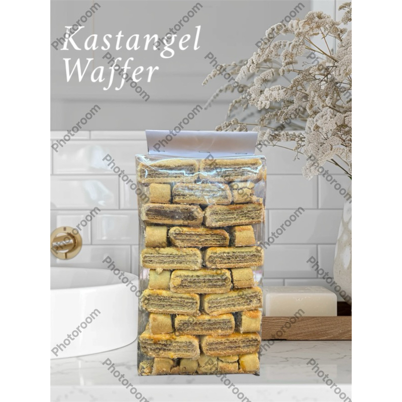

Snackkings Kue Kering Kastangel Waffer Kemasan plastik Berat 500grm