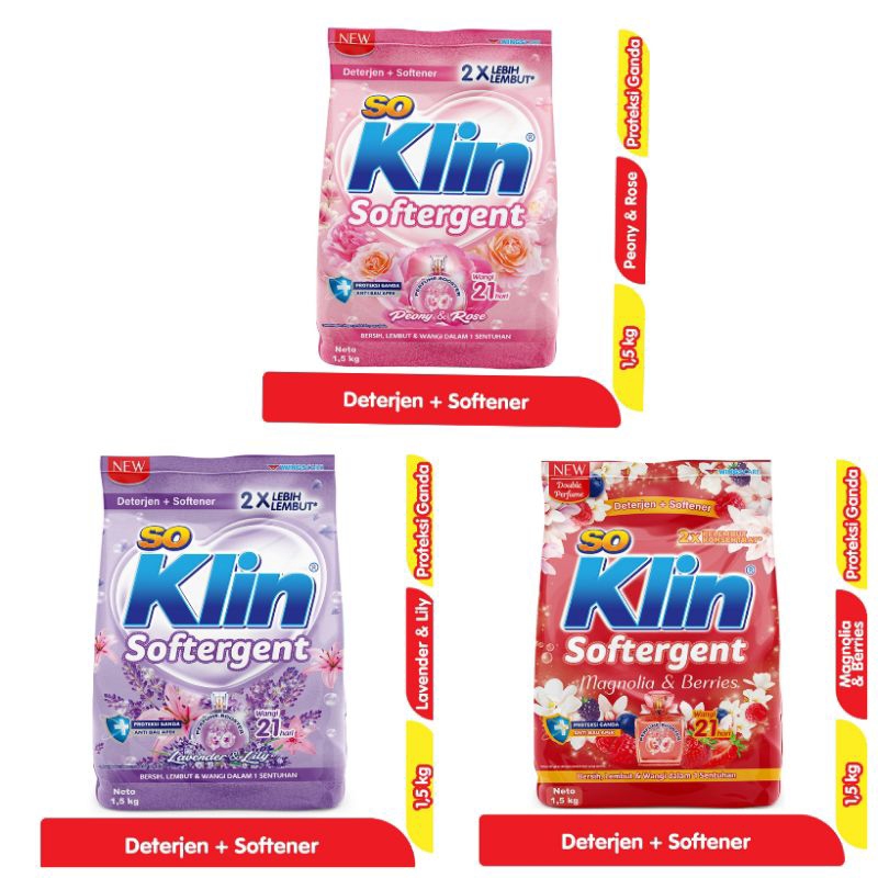 SOKLIN Deterjen Bubuk 1,5KG