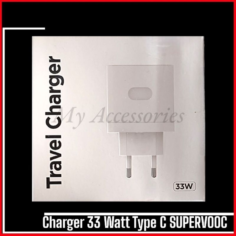 Charger Oppo 33 Watt Type C Super VOOC Flash Charge