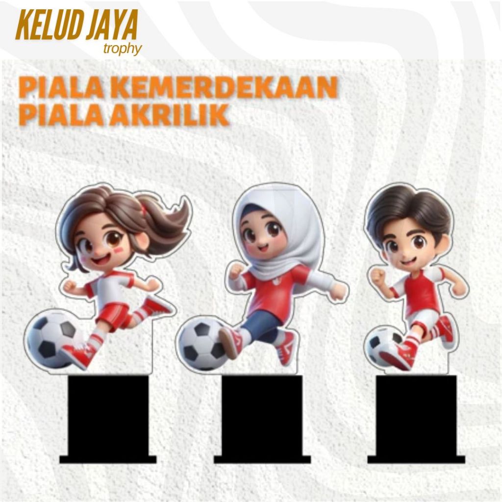 PIALA SEPAKBOLA ANAK PIALA FUTSAL PIALA OLAHRAGA ANAK AKRILIK