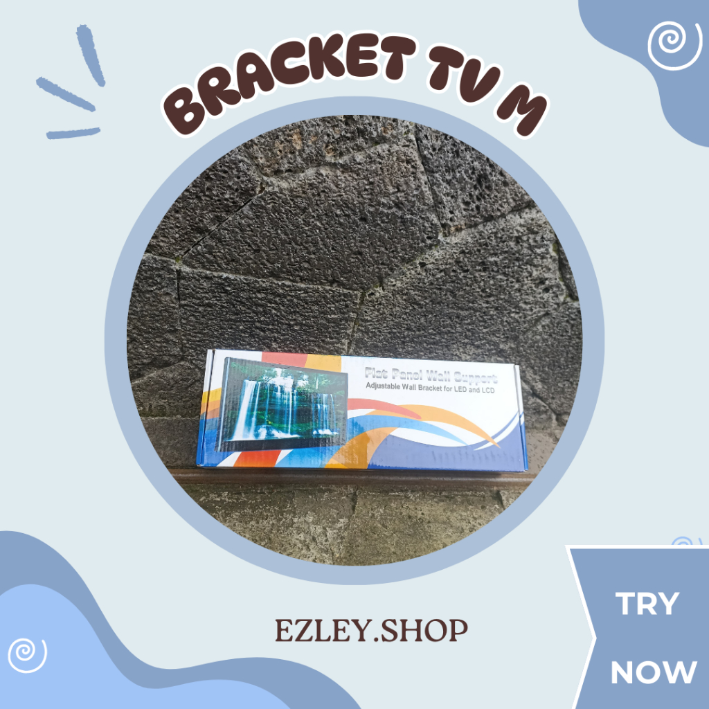Bracket TV M 32 - 43 Inch Maximal Vesa 30 CM X 30 CM / Bracket TV Politron / Alat Penyangga TV Unive